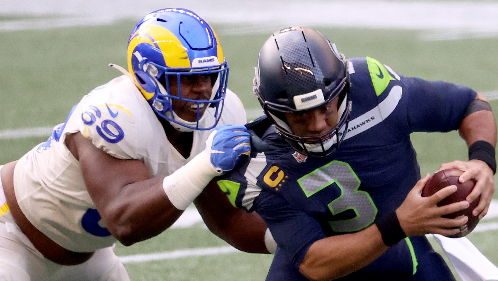 Rams to wear new uniform combination for playoff game vs. Seahawks