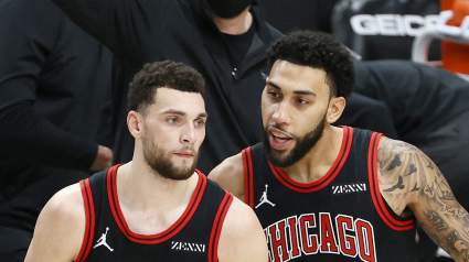 Zach LaVine Visibly Upset With Denzel Valentine At End of Loss to OKC