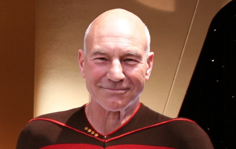 Patrick Stewart as Captain Jean-Luc Picard in Star Trek: The Next Generation