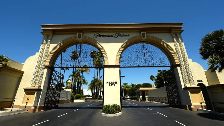 The entrance of Paramount Studios is seen at Paramount Studios