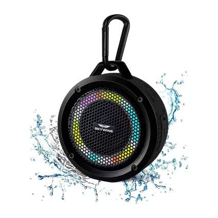 small black waterproof bluetooth speaker