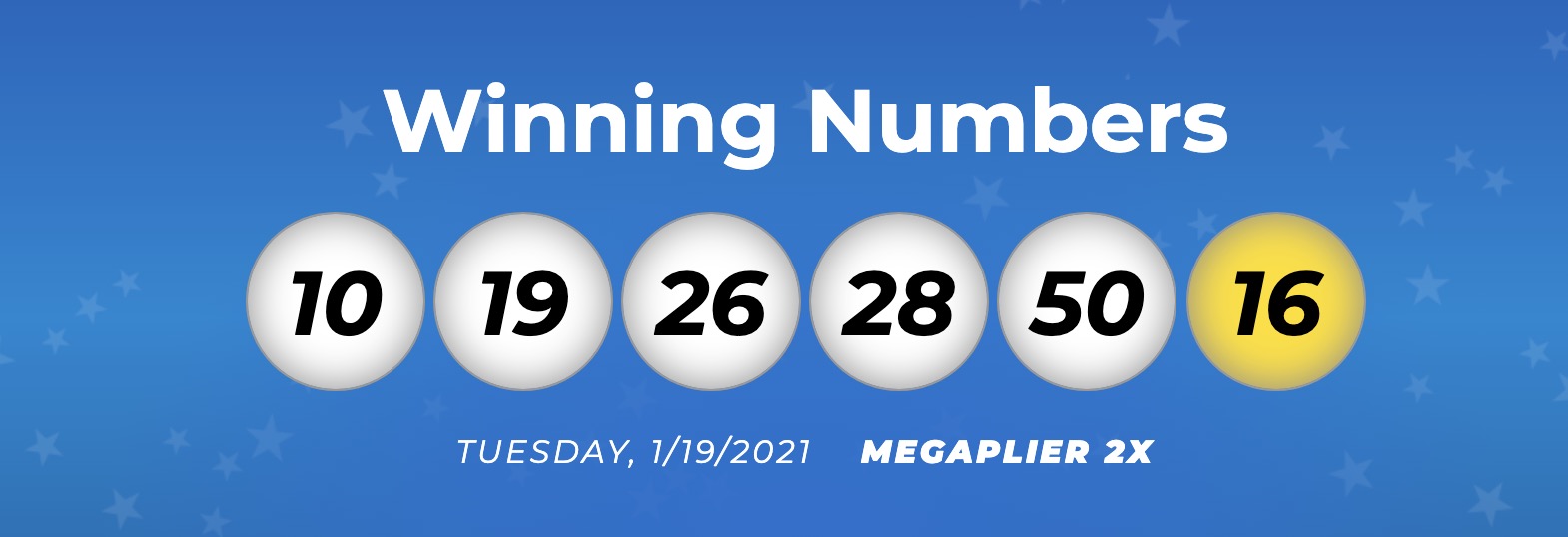 megamillions winning numbers jan 19