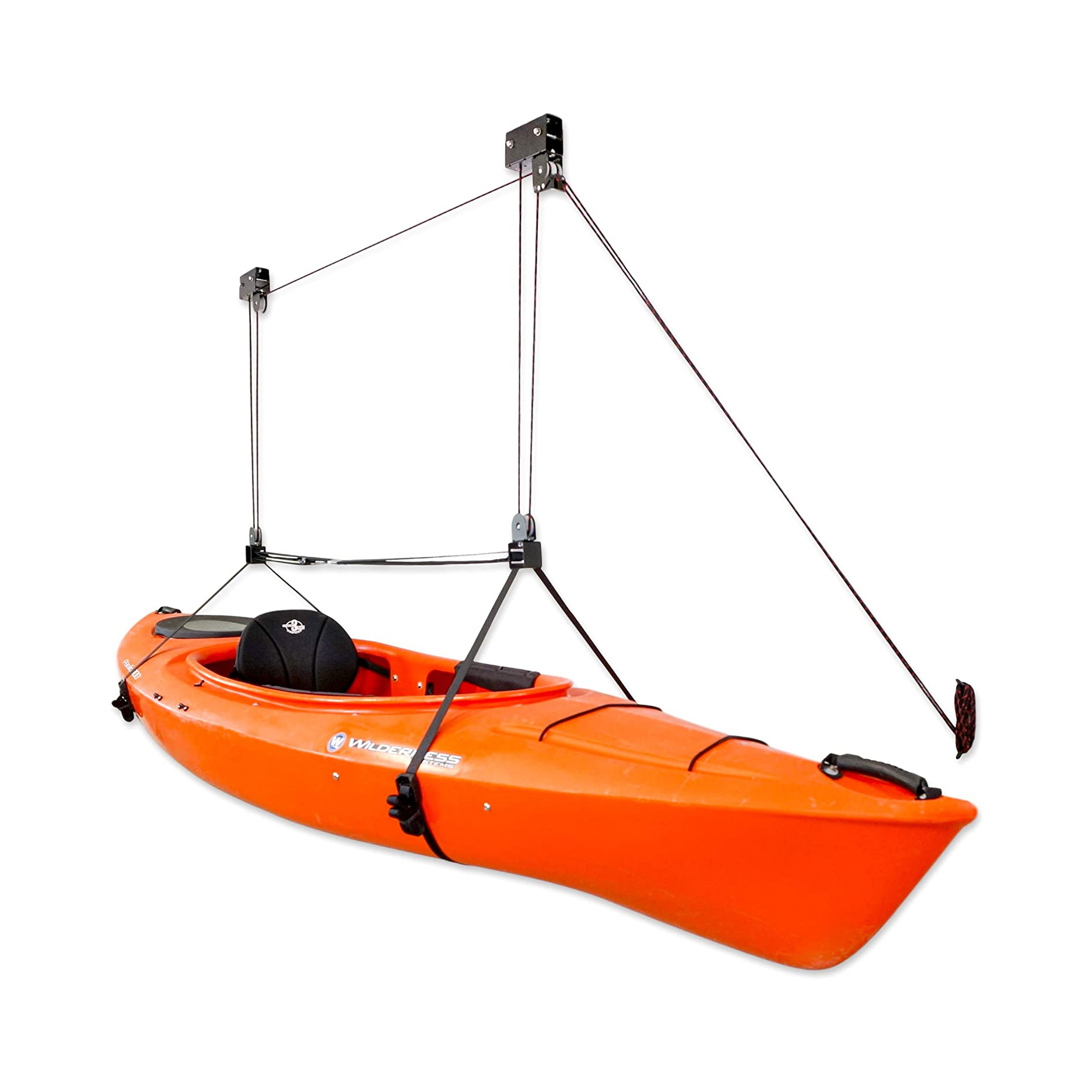 New Vers... Kayak Wall Hangers 100 LB Capacity Kayak Storage for Garage or Shed 