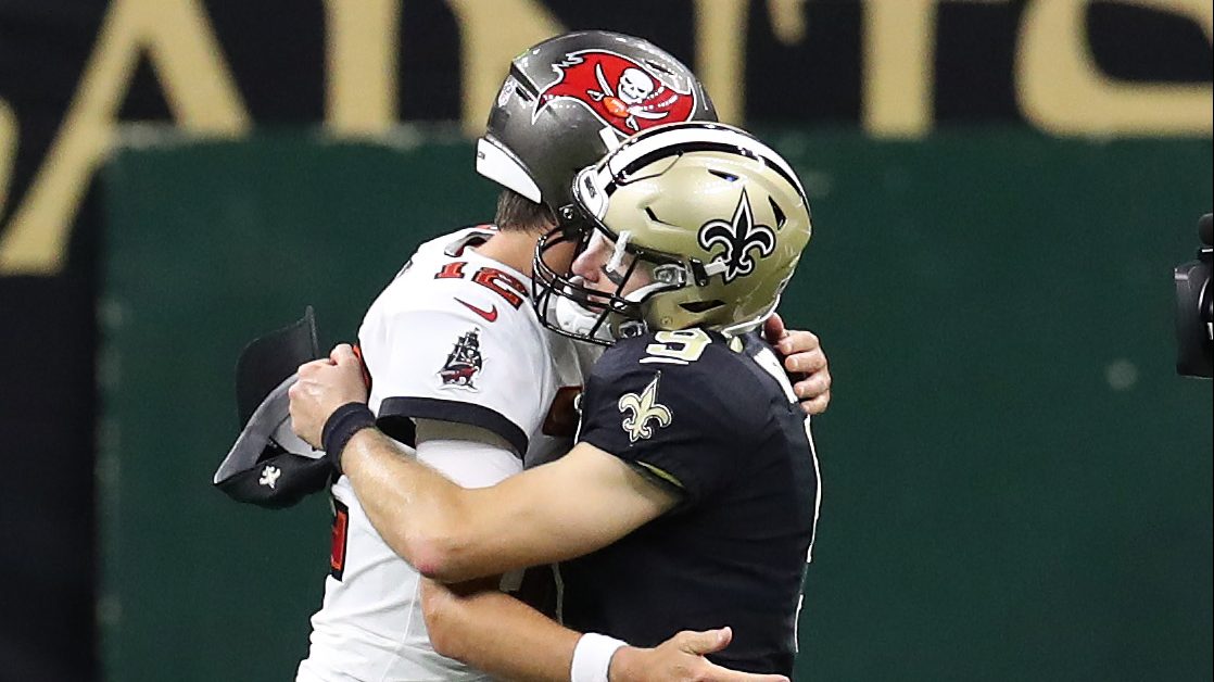 Tom Brady and Drew Brees Video Goes Viral After Bucs-Saints Matchup