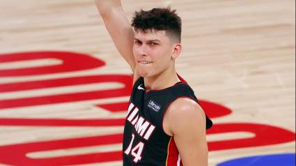 Heat’s Tyler Herro Rocks ‘Worst Pants in the History of Pants’ [PHOTOS]