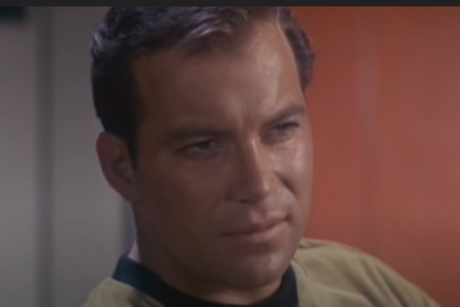 William Shatner as Captain Kirk on Star Trek The Original Series