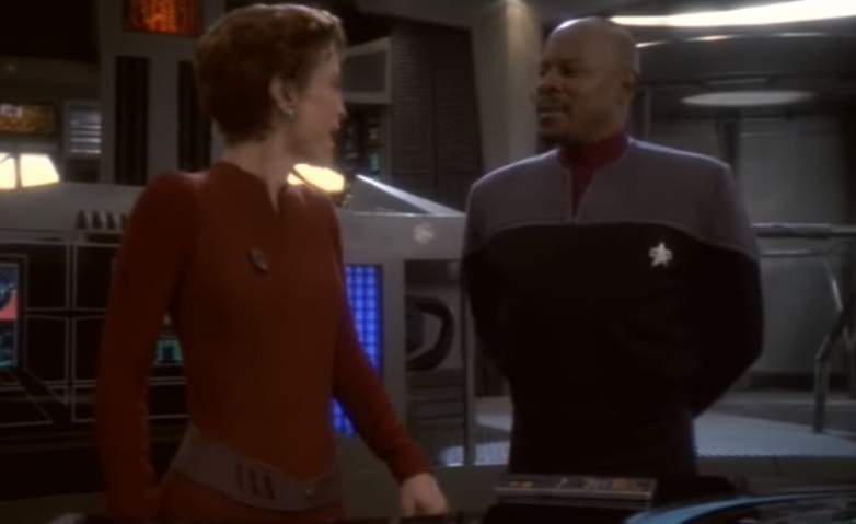 Kira Nerys and Ben Sisko