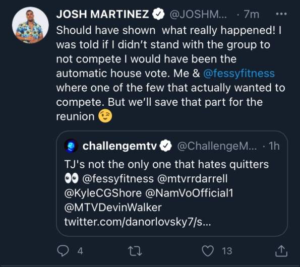 Josh Martinez The Challenge