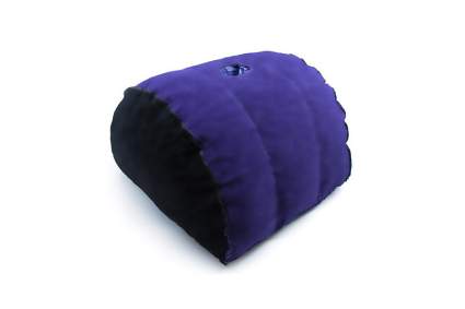 navy blue inflatable position pillow