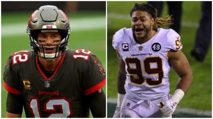 Bucs’ Tom Brady Called Out by Washington Star Ahead of Playoffs [WATCH]