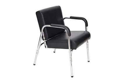 Black auto recline shampooing chair