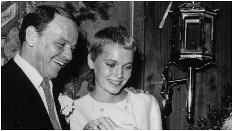Frank Sinatra and Mia Farrow