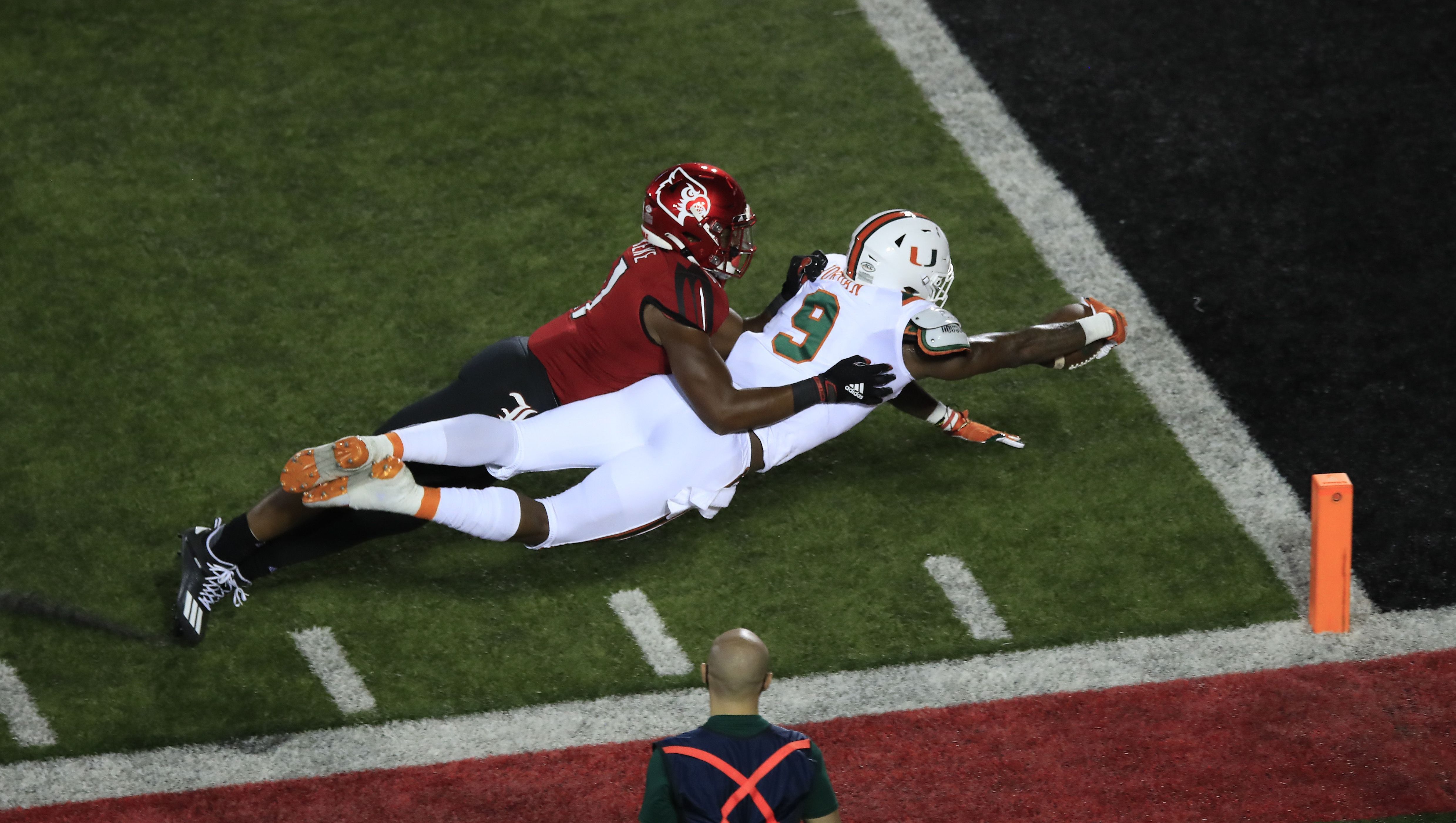 Miami Hurricanes Brevin Jordan best TE after contact in 2021 NFL Draft