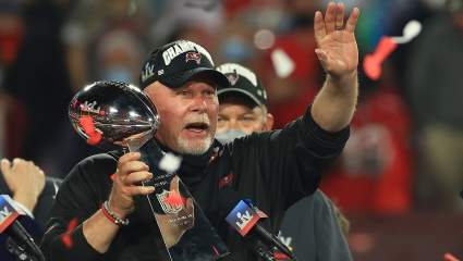 Bruce Arians Slams Chiefs’ Super Bowl Slogan in NSFW Parade Speech
