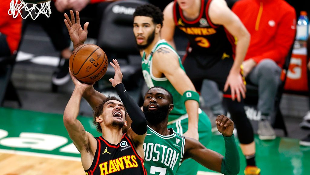 Brad Stevens Defends Celtics' Effort Guarding Trae Young