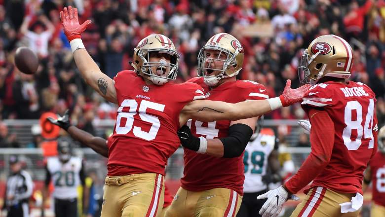 49ers tight end george kittle