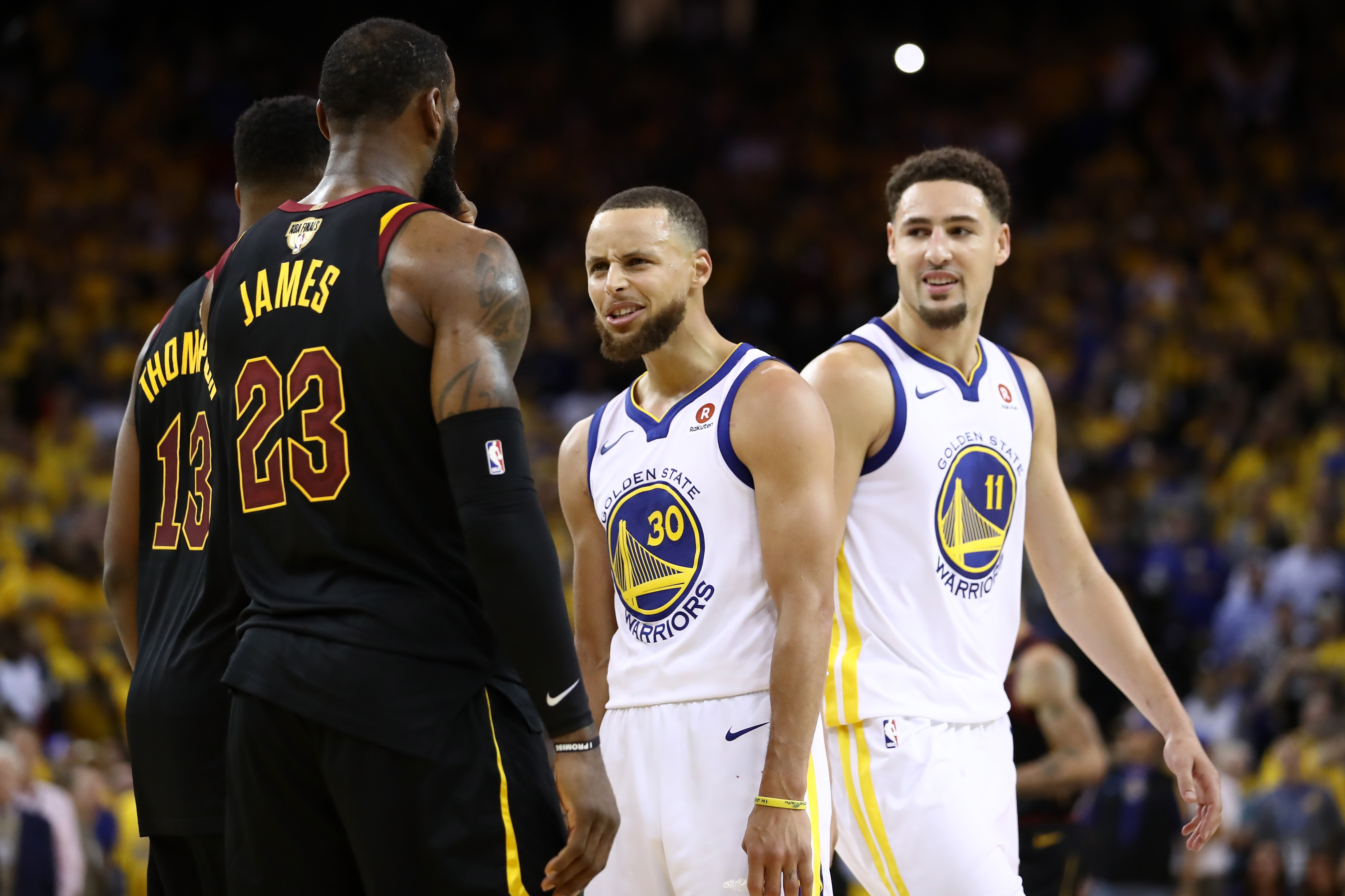 LeBron, NBA Twitter Go Off Over Dubs' Klay Thompson Video