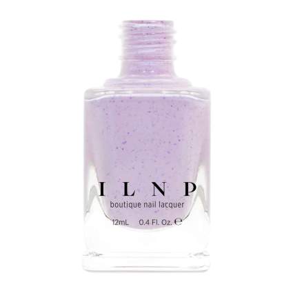 ILNP speckled light purple nail polish bottle