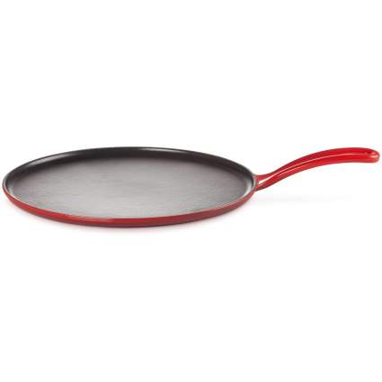 Red crepe pan