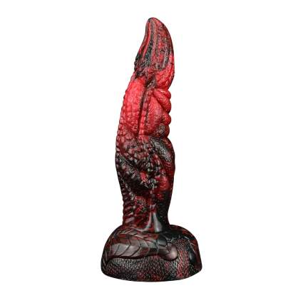 Red and black basilisk sex toy
