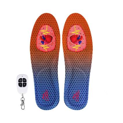 Loowoko Unisex Heated Insoles with Wireless Remote Control
