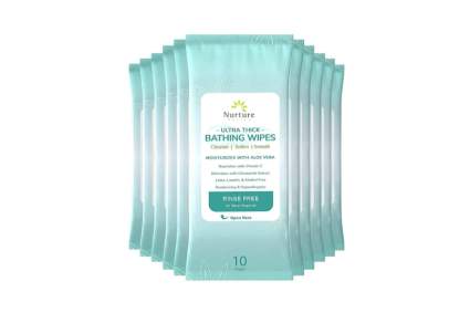 no rinse shower wipes