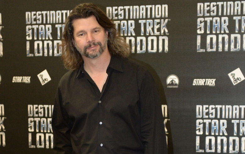 Ronald D Moore attends a photocall at Destination Star Trek London at ExCel on October 19, 2012 in London, England.