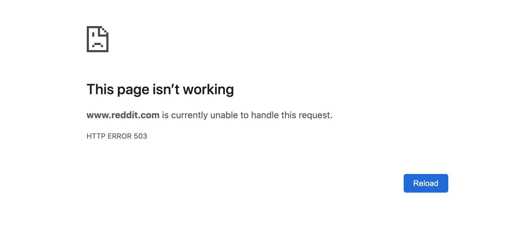 Is Reddit Down? Users Report 503 Errors | Heavy.com