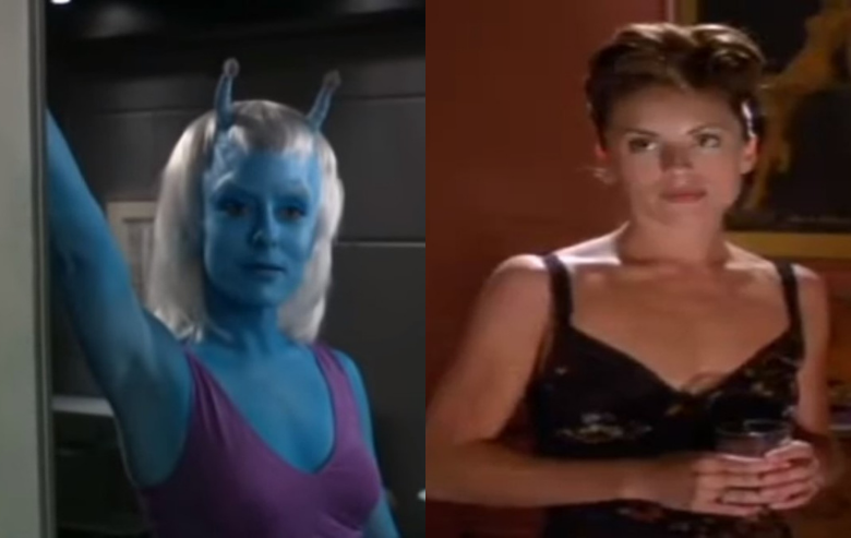Molly Brink as Lt Talas in Star Trek Enterprise and Molly Brink as Jill in Too Smooth
