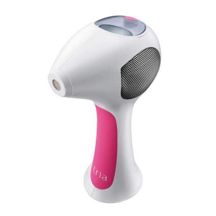 White and pink Tria Beauty hair removal device