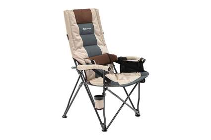 XGEAR Portable Camping Chair with Lumbar Support