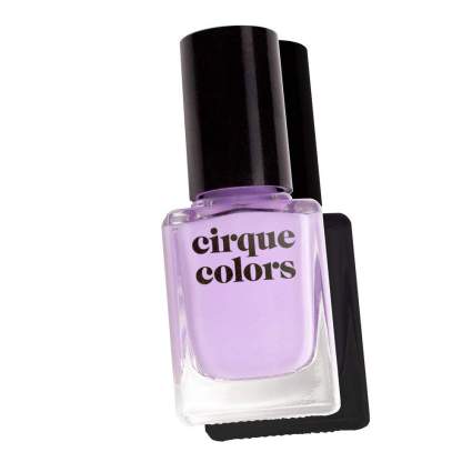 Light lavender pastel nail polish