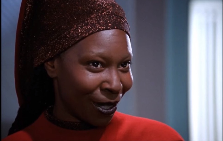 Whoopi Goldberg as Guinan on 'Star Trek: The Next Generation'
