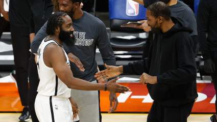 Kevin Durant, Kyrie Irving Go Wild After James Harden’s Game-Winner [WATCH]