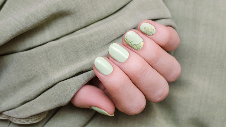 Top more than 141 light green nail polish latest