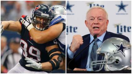 Cowboys Star Makes Recruiting Pitch to J.J. Watt