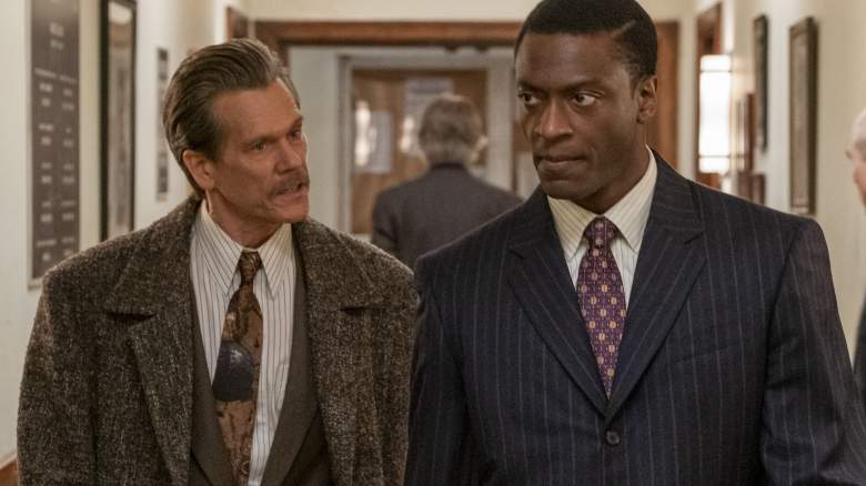 Kevin Bacon as Jackie Rohr and Aldis Hodge as Decourcy Ward in CITY ON A HILL