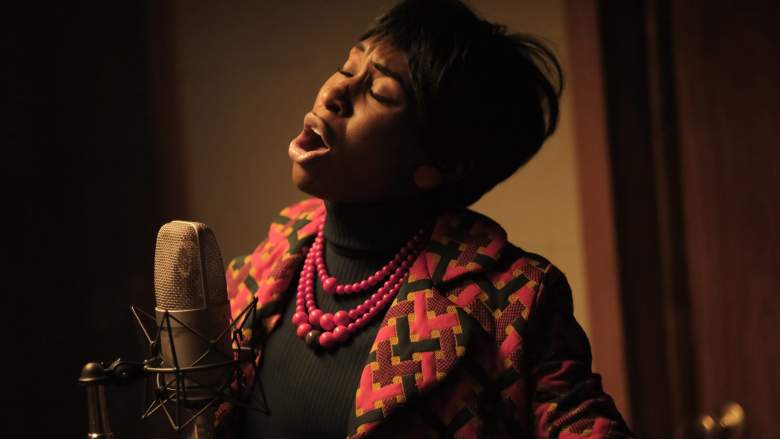 Aretha Franklin, played by Cynthia Erivo, recording at Fame Studios in Muscle Shoals, AL.