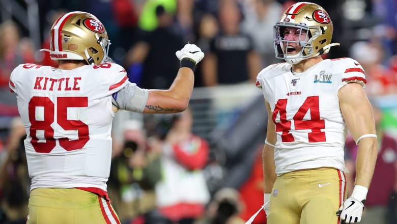 George Kittle and Kyle Juszczyk