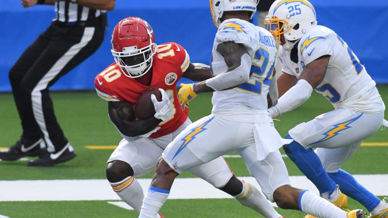 Tyreek Hill Chiefs Chargers