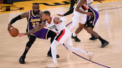 Lakers’ LeBron James Has Strong Words for Damian Lillard