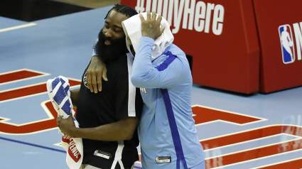 No Love Lost Between James Harden and His Ex-Rockets Teammates [WATCH]