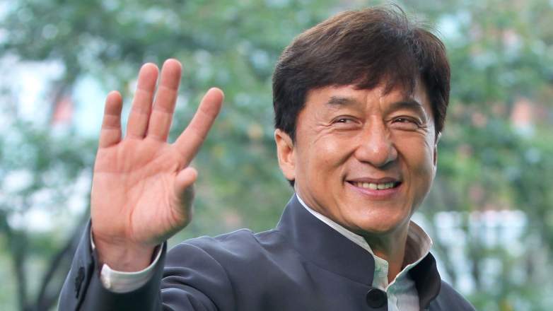 Jackie Chan waving