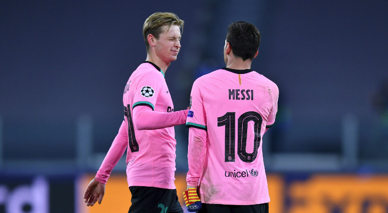 Lionel Messi and Frenkie de Jong