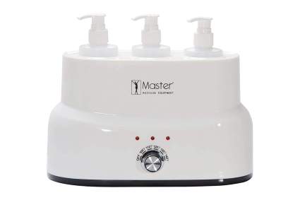 White three bottle electric lotion warmer