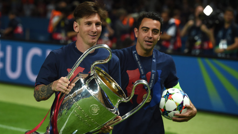 Messi and Xavi