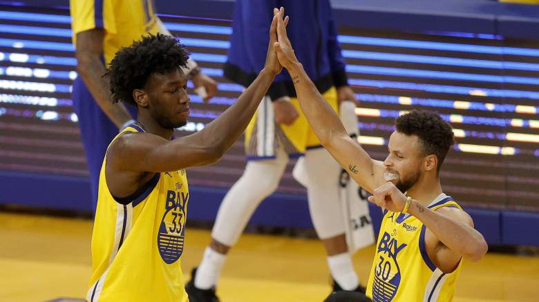 Steph Curry James Wiseman