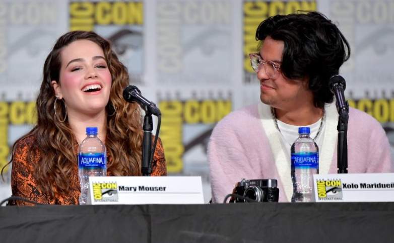 Mary Mouser and Xolo Mariduena