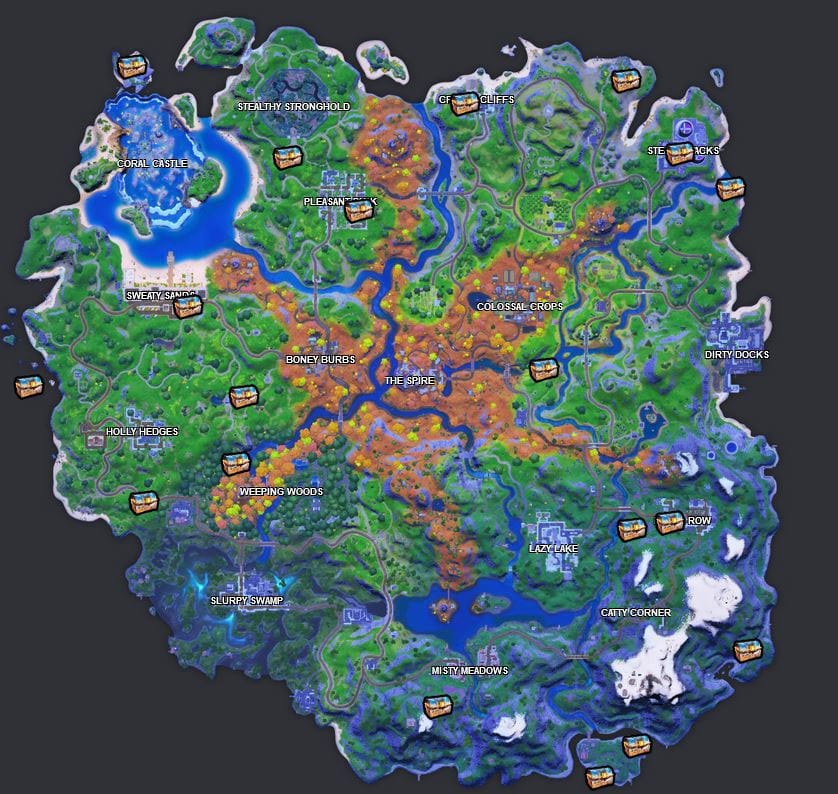 Where to Find Bunker Chests in Fortnite Season 6