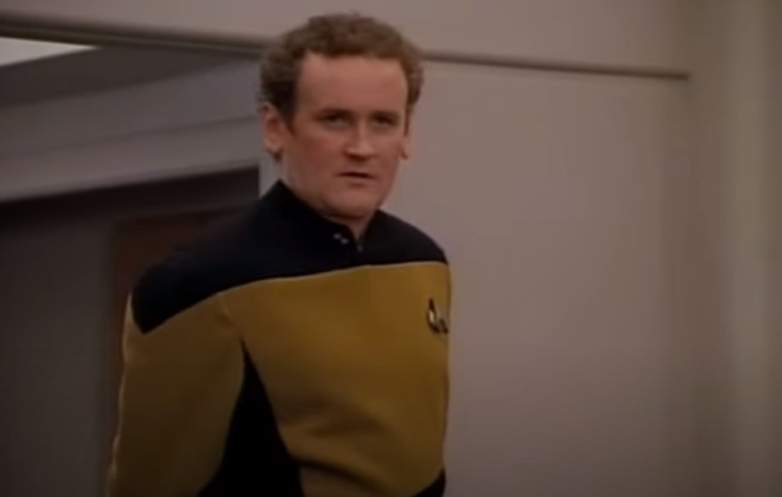 Colm Meaney as Chief Miles O'Brien on "Star Trek: The Next Generation"